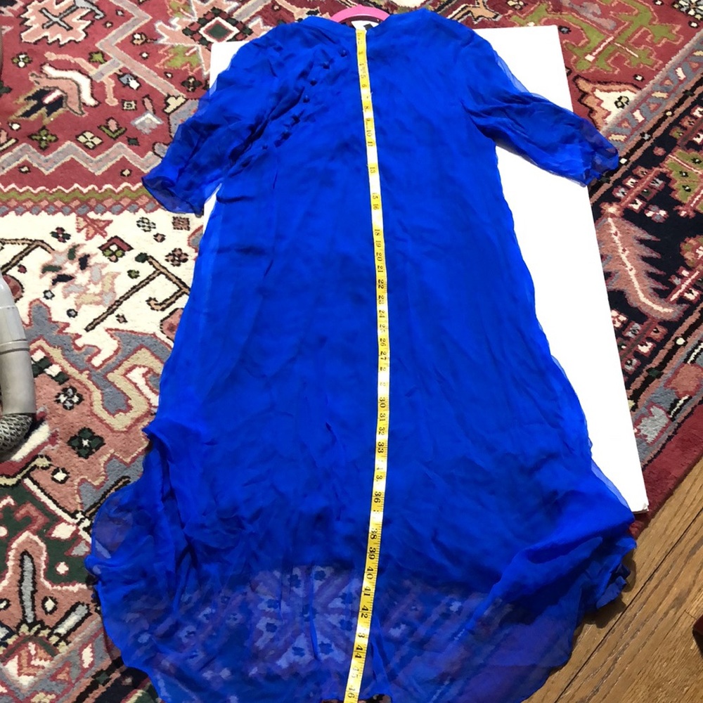 DDER Royal Blue Silk Dress - Picture 8 of 10